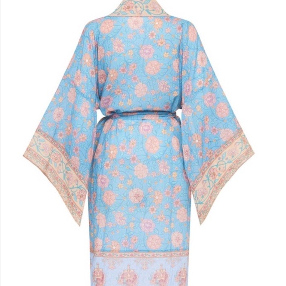 NWT Spell Love Story Midi Robe s/m Star Crossed Lovers Floral Rare - Picture 8 of 13